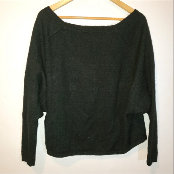 Victoria's Secret Black Made You Look Cropped Knit Sweater | Size L - Picture 8 of 10